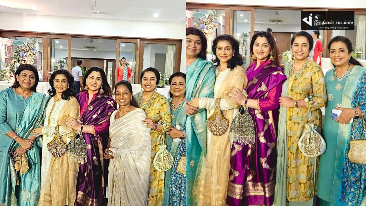 Get Together-ல் சந்தித்த மகிழ்ச்சியை பகிர்ந்த 90ஸ் நடிகைகள்