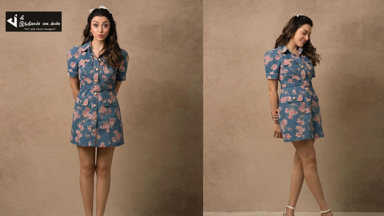 திருமணத்திற்கு பின்பும் குட்டை உடையில் நடிகை ஹன்சிகா கிளாமர்