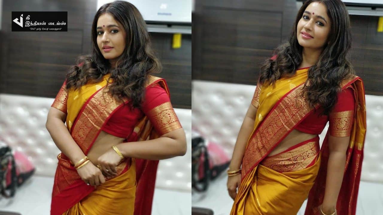 சேலையில் கவர்ச்சியில் அசத்தும் நடிகை பூனம் பஜ்வா புகைப்படங்கள்