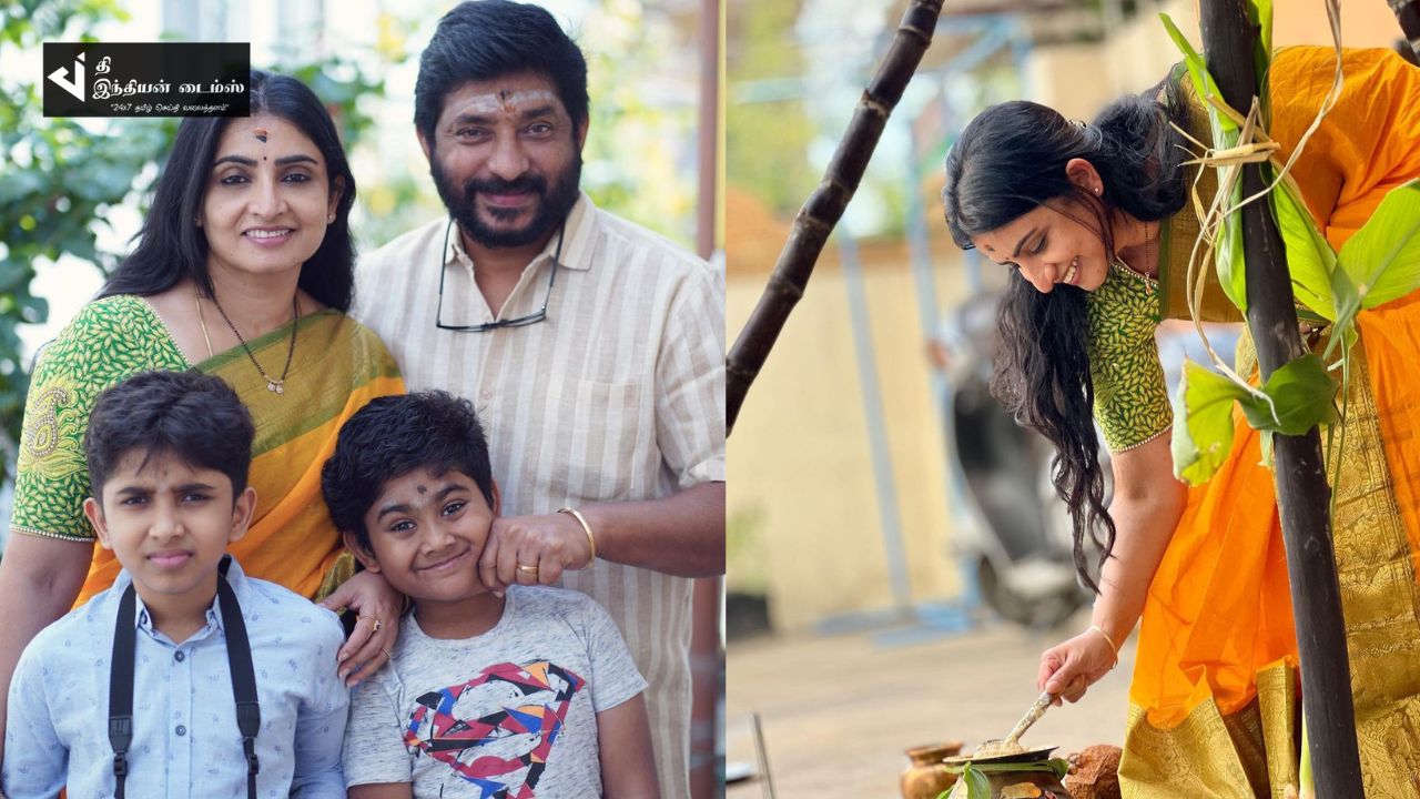 பாண்டியன் ஸ்டோர்ஸ் நாயகி சுஜிதா வீட்டு பொங்கல் கொண்டாட்ட புகைப்படங்கள்