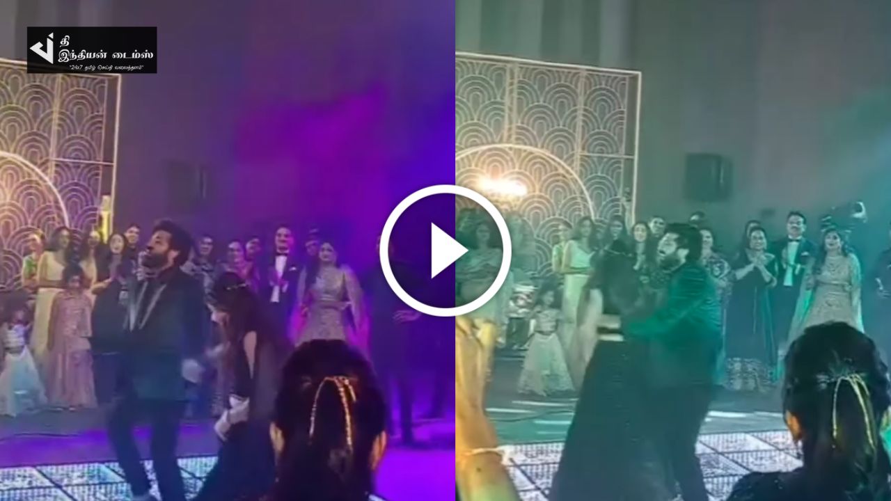 மனைவியுடன் ரொமான்டிக் நடனமாடிய நடிகர் அருண் விஜய்