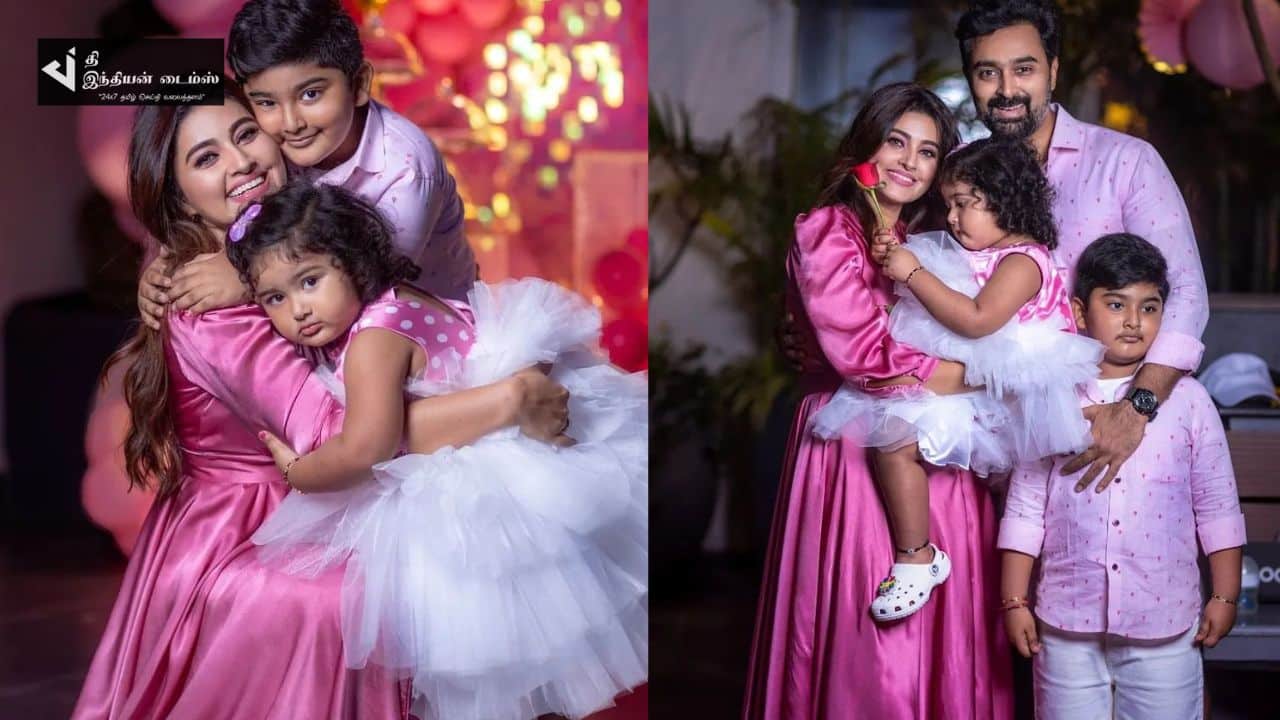 நடிகை சினேகாவின் அழகிய குடும்ப புகைப்படங்கள்