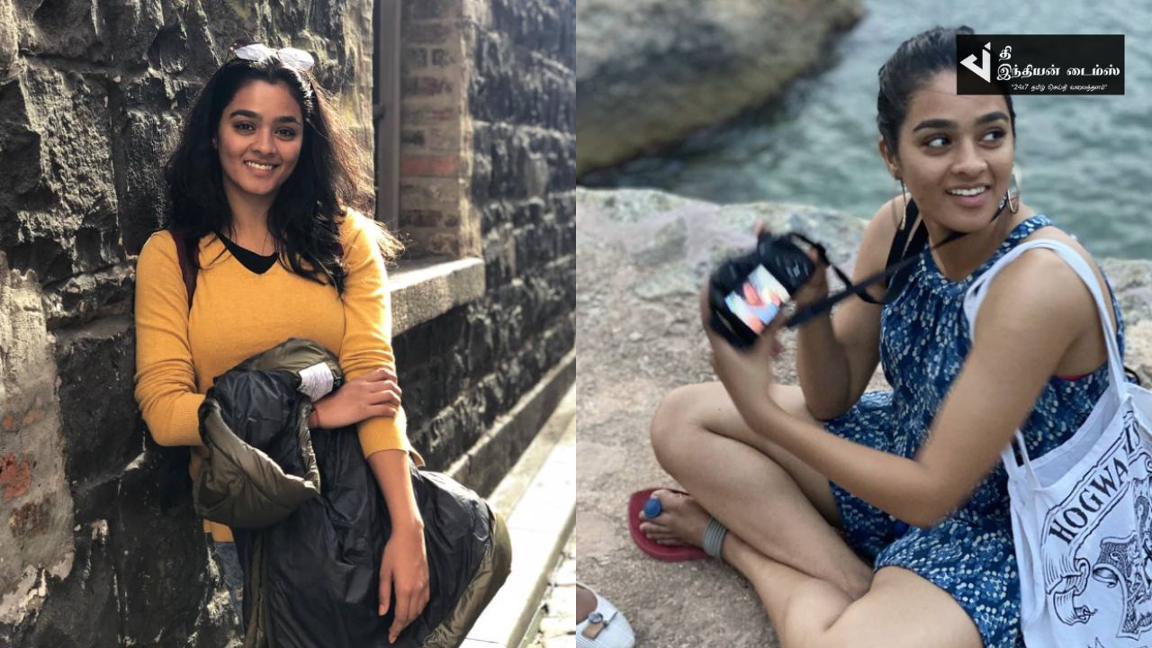 விக்ரம் பட நடிகை காயத்ரி சங்கர் விடுமுறை கொண்டாட்டம்