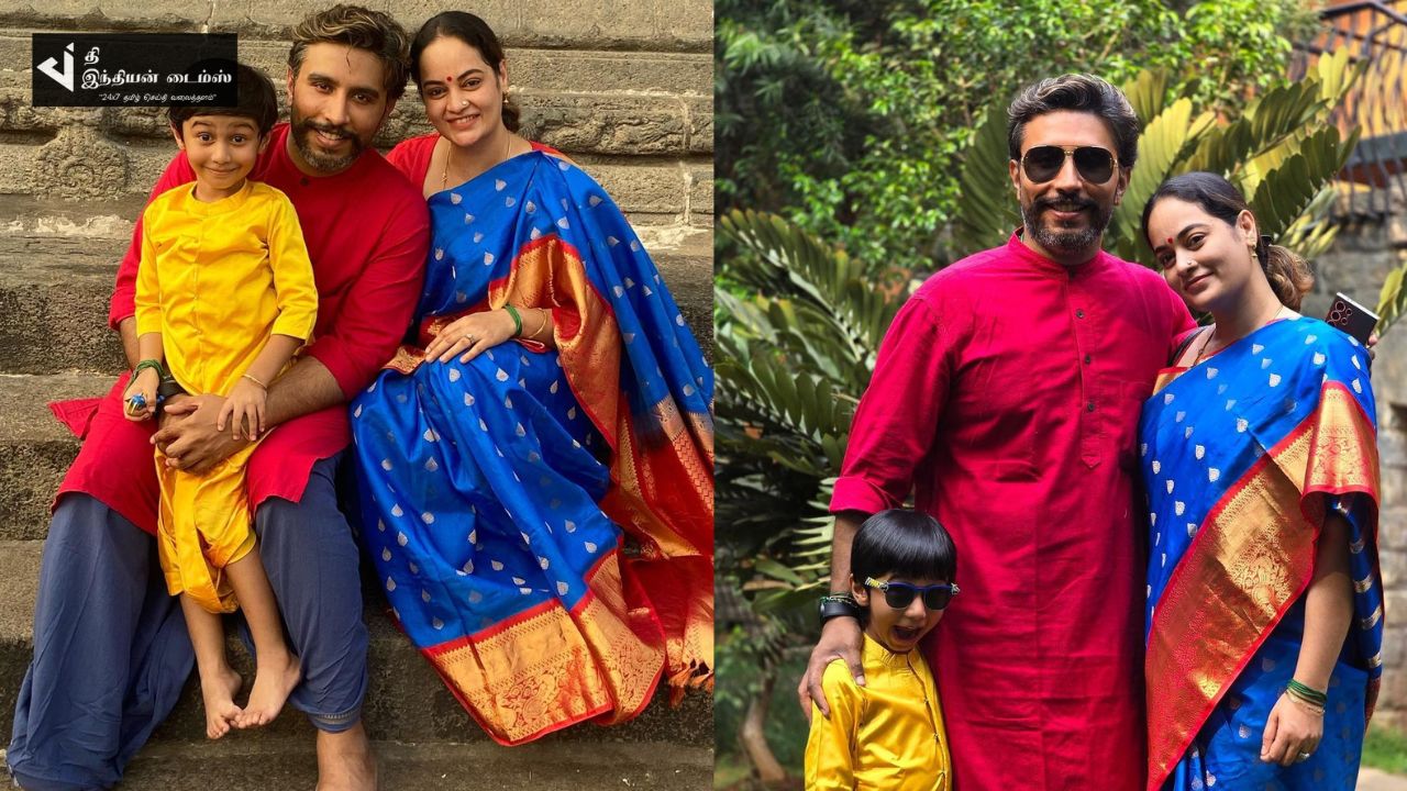 குடும்பத்துடன் திருவண்ணாமலையில் சுவாமி தரிசனம் செய்த நடிகை சுஜா வருணே