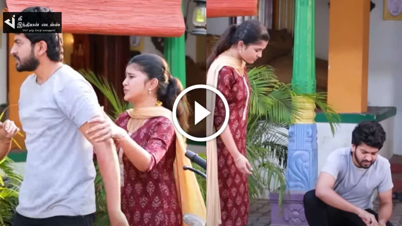 கதிர் கையை பிடித்த ராஜி.. ராஜிக்காக கோலம் போடும் கதிர்… பாண்டியன் ஸ்டோர்ஸ் ப்ரோமோ