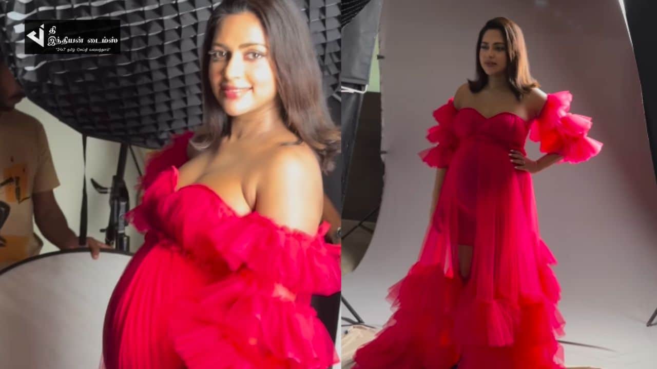 வயிற்றில் குழந்தையுடன் நடிகை அமலாபால் FIRST PHOTOSHOOT