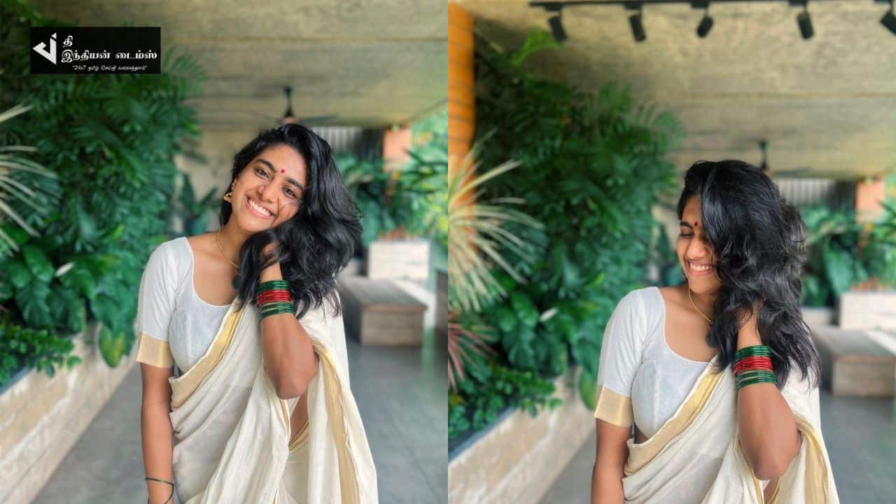 மலையாள புத்தாண்டை கொண்டாடிய சித்தா பட நாயகி நிமிஷா