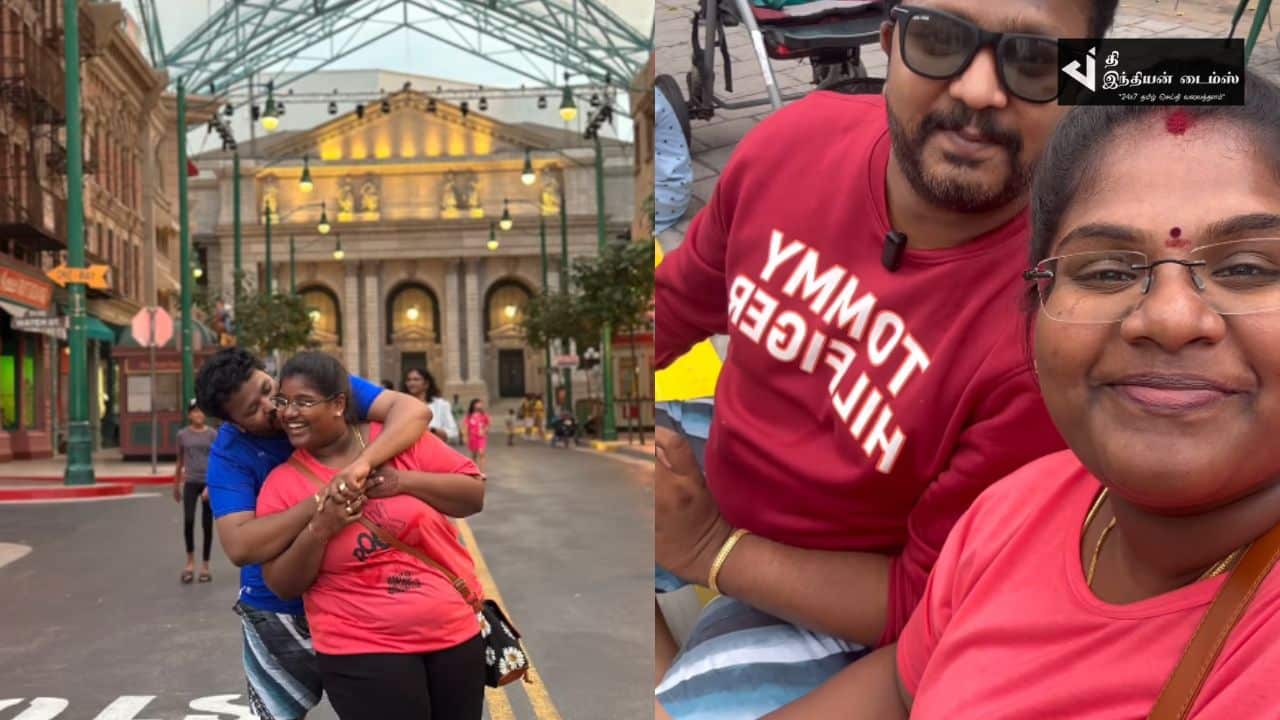 மாமா உடன் சிங்கப்பூர் Honeymoon சென்ற ரோபோ சங்கர் மகள் இந்திரஜா