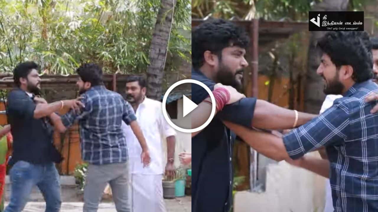 பாண்டியை அடித்த குமரவேல்.. சண்டைக்கு சென்ற கதிர்… பாண்டியன் ஸ்டோர்ஸ் ப்ரோமோ