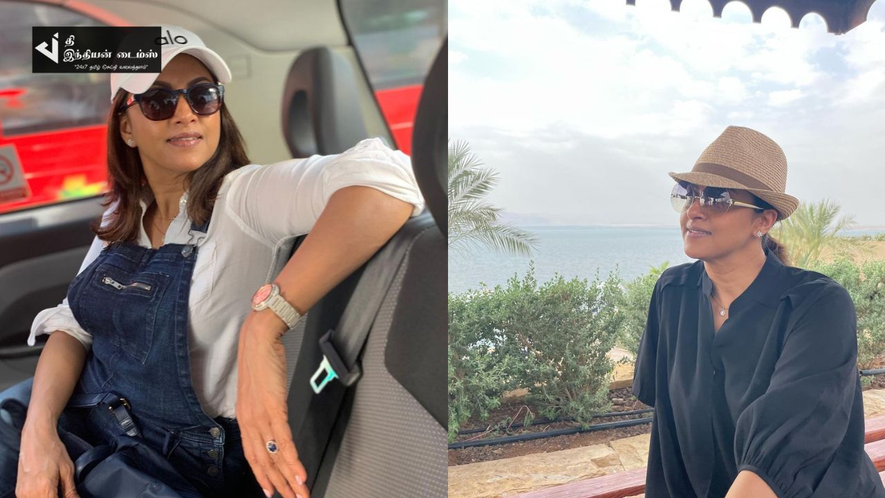 58வயசில் 25 வயது பெண்ணை போல கலக்கும் நடிகை நதியாவின் அழகிய புகைப்படங்கள்