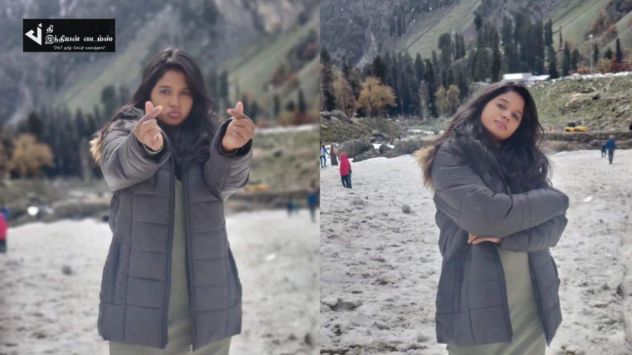 காஷ்மீரில் விடுமுறையை கொண்டாடும் சுந்தரி சீரியல் கேபிரியல்