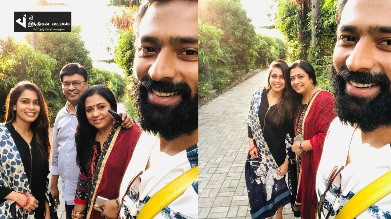 குடும்பத்துடன் விடுமுறையை கொண்டாடும் இயக்குனர் பாக்யராஜ்