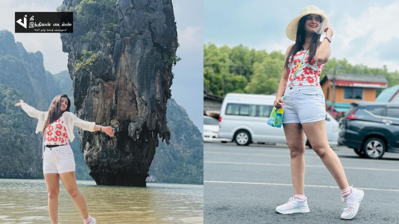 சீரியலில் மட்டும் தான் ஹோம்லி லுக்.. பொன்னி சீரியல் நாயகி வெளிநாட்டில் மாடர்ன் உடையில் கலக்கல்