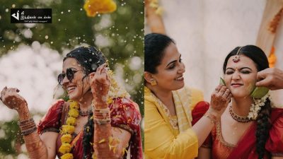 BEAST பட நடிகை அபர்ணா தாஸ் திருமண நலுங்கு கோலாகலமாக நடைபெற்றது 9