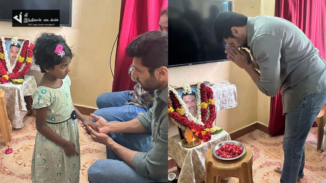 மறைந்த ரசிகர் வீட்டிற்கு நேரில் சென்று ஆறுதல் சொன்ன நடிகர் ஜெயம் ரவி