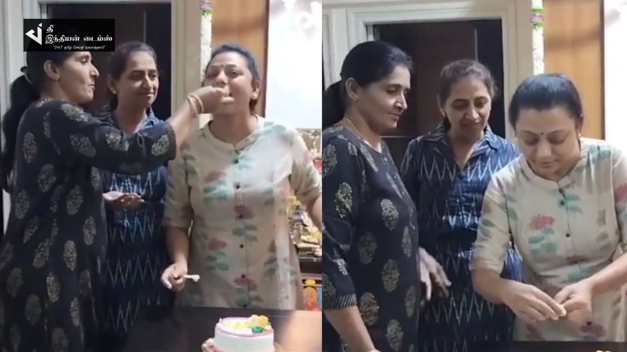 பாக்கியலட்சுமி சீரியல் நாயகி உயிர் தோழிகளுடன் பிறந்தநாளை கொண்டாட்டம்