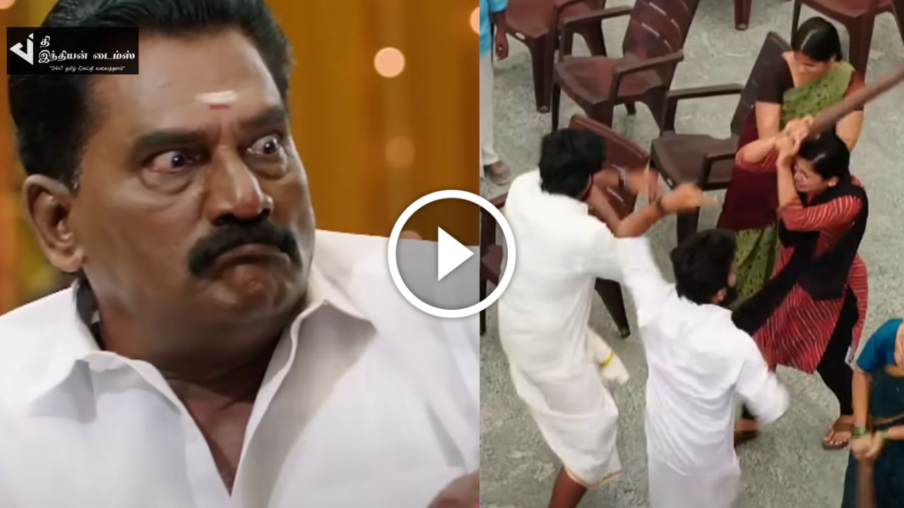 திருமணத்தில் ரவுடிகளை வைத்து மருமகள்களை அடிக்க வைத்த AGS… எதிர்நீச்சல் ப்ரோமோ