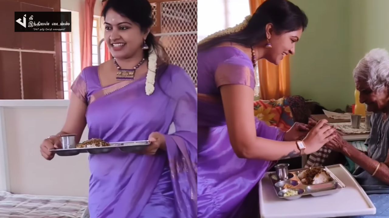 பிறந்தநாளில் முதியோர் இல்லத்தில் உணவு வழங்கிய BIGGBOSS ரட்சிதா மஹாலட்சுமி