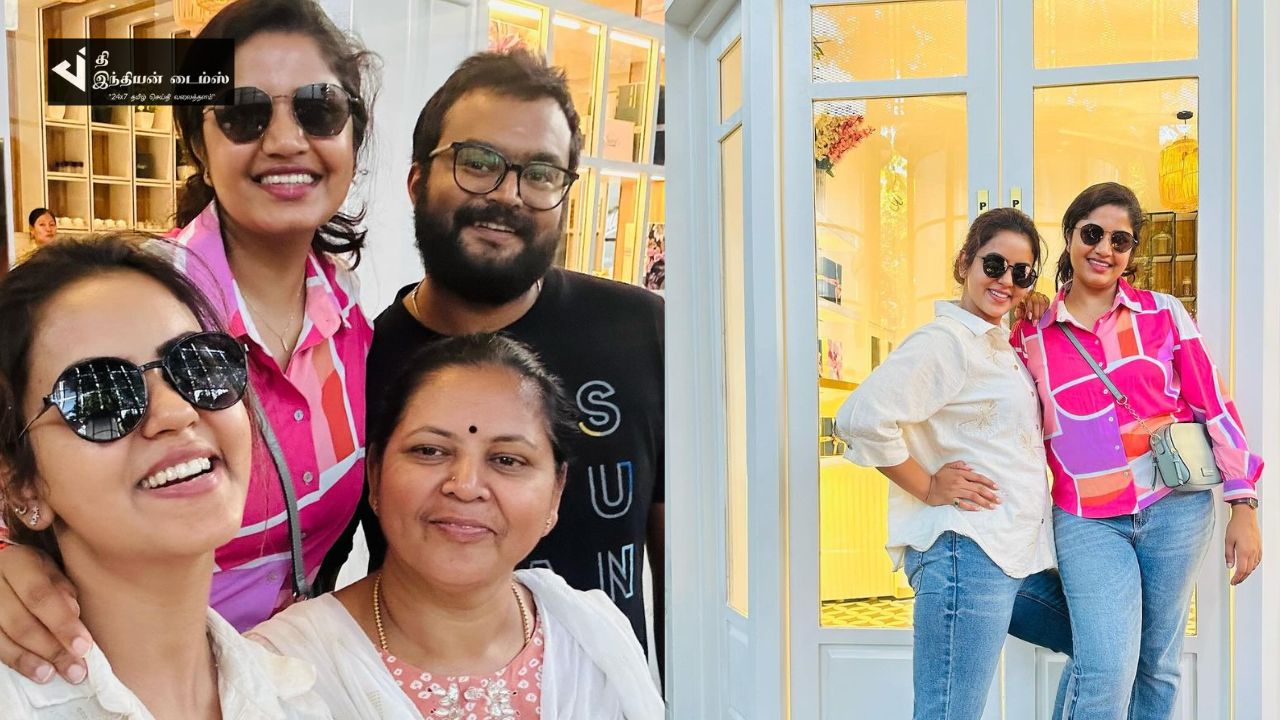 அக்கா அம்மா உடன் WEEK END-ஐ கொண்டாடிய கயல் சீரியல் நாயகி CHAITRA REDDY