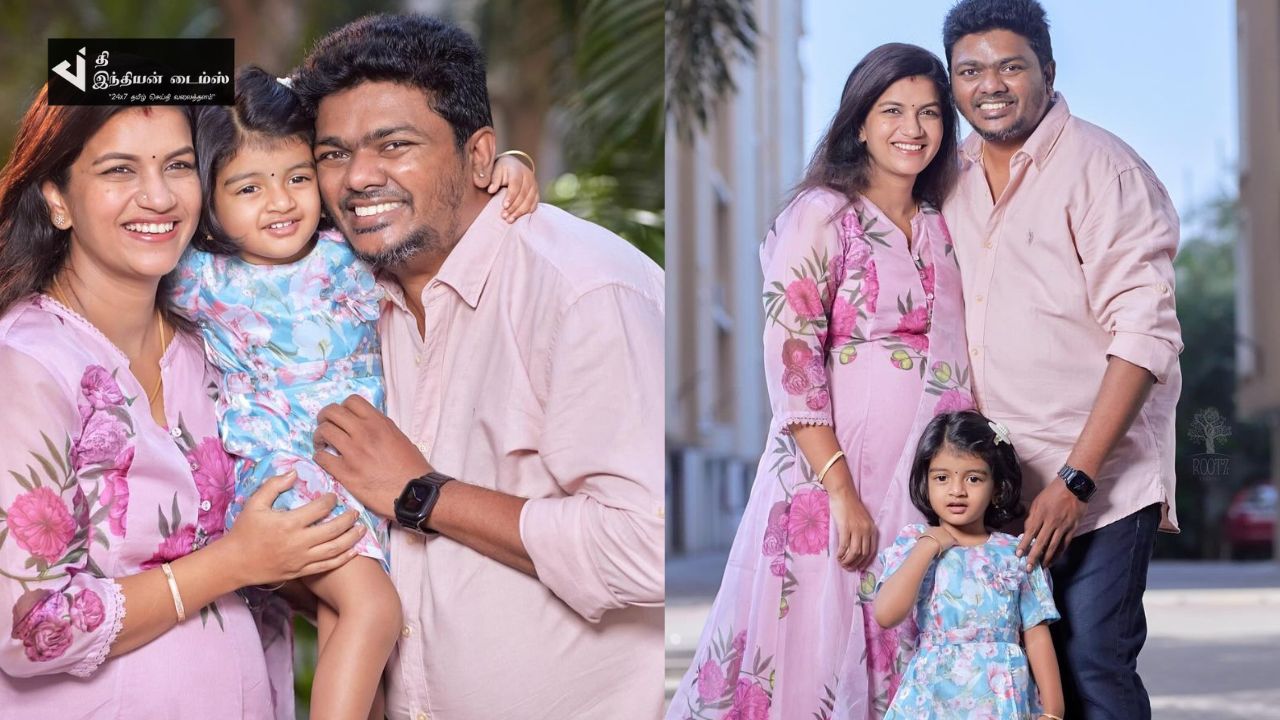 ராஜா ராணி சீரியல் நடிகை ஸ்ரீ தேவி அசோக்கின் அழகிய குடும்ப புகைப்படங்கள்