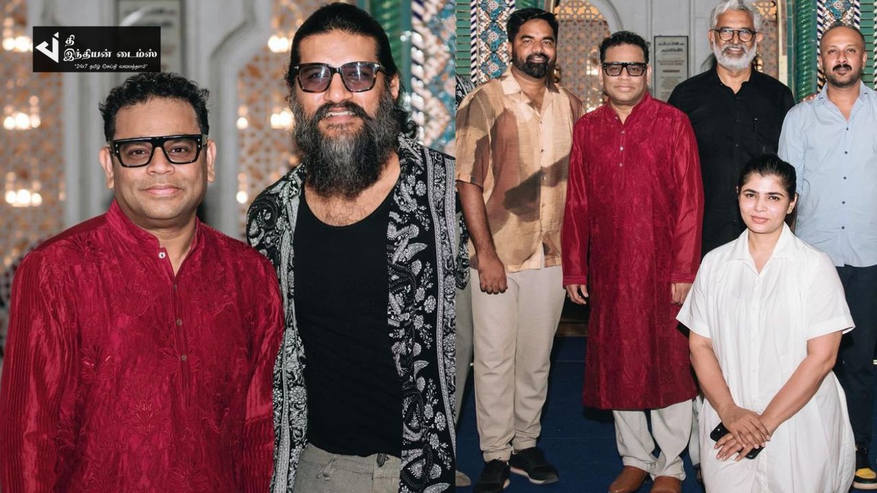 தனது இசைக்குழுவுக்கு விருந்து வைத்த இசையப்புயல் ஏஆர் ரஹ்மான்