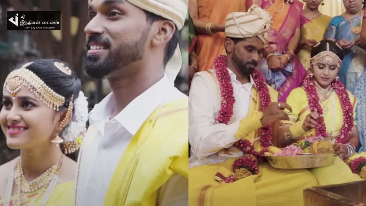 பாண்டியன் ஸ்டோர்ஸ் சீரியல் ராஜி திருமண புகைப்படங்கள்