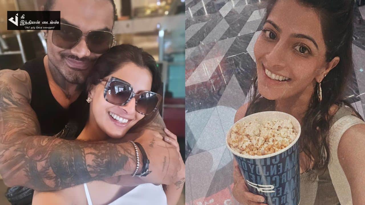 காதலனுடன் படம் பார்க்க ஜாலியாக சென்ற வரலக்ஷ்மி சரத்குமார்
