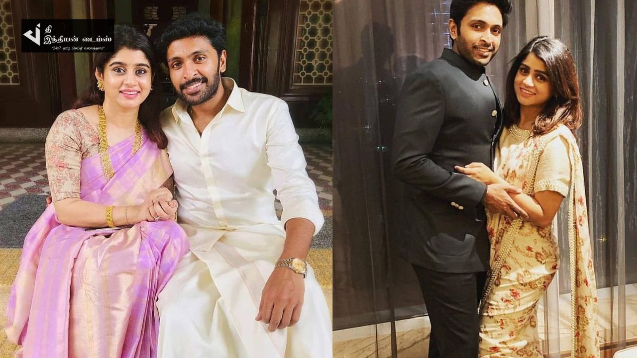 பலரும் பார்த்திராத நடிகர் விக்ரம் பிரபு மனைவி புகைப்படங்கள்