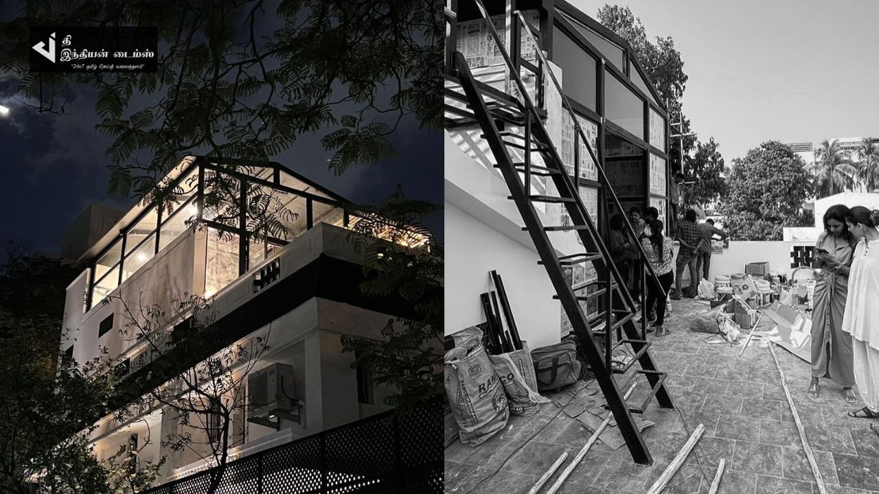 கனவு அலுவலகத்தை அருகில் நின்று பார்த்து பார்த்து கட்டும் நயன்தாரா