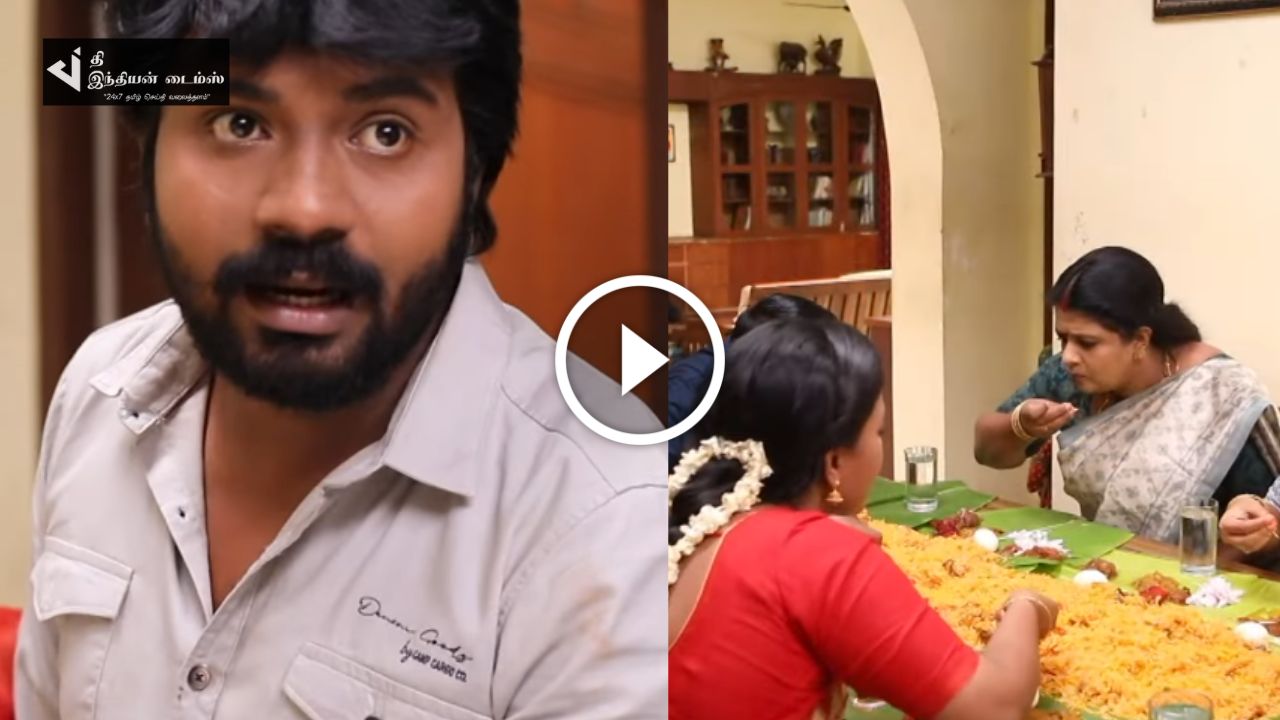 சாப்பிடாமல் அடம்பிடித்த விஜயாவை சாப்பிட வைத்த முத்து.. சிறகடிக்க ஆசை ப்ரோமோ