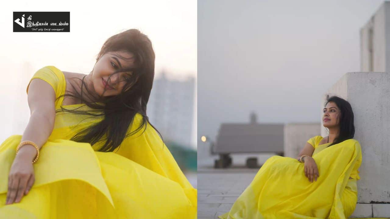 ரட்சிதா மஹாலக்ஷ்மியின் மொட்டைமாடி போட்டோஷூட் புகைப்படங்கள்