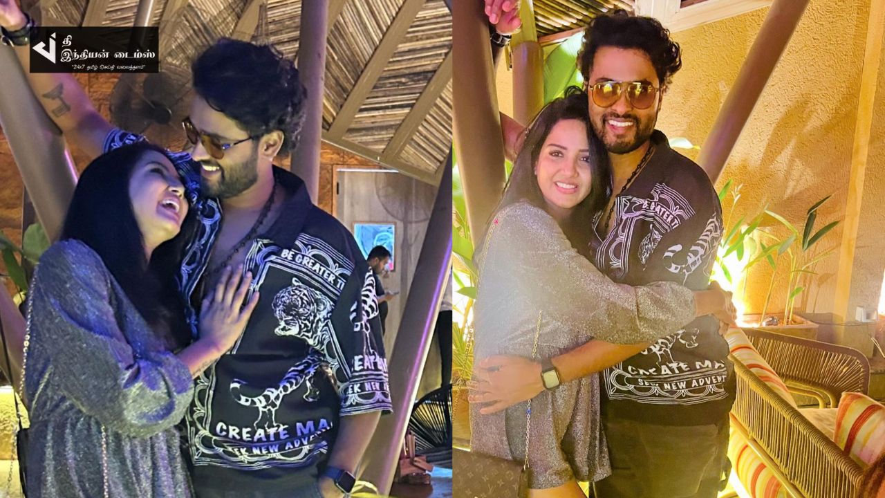 அமீர் மாமா வாங்க போட்டோ எடுக்கலாம்..கட்டிப்பிடித்து புகைப்படம் எடுத்த பாவனி ரெட்டி