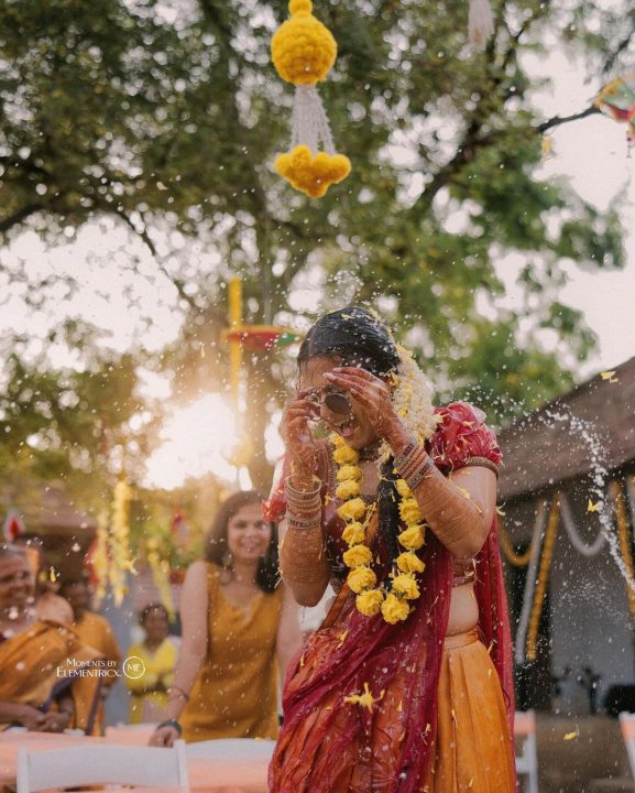 BEAST பட நடிகை அபர்ணா தாஸ் திருமண நலுங்கு கோலாகலமாக நடைபெற்றது 3