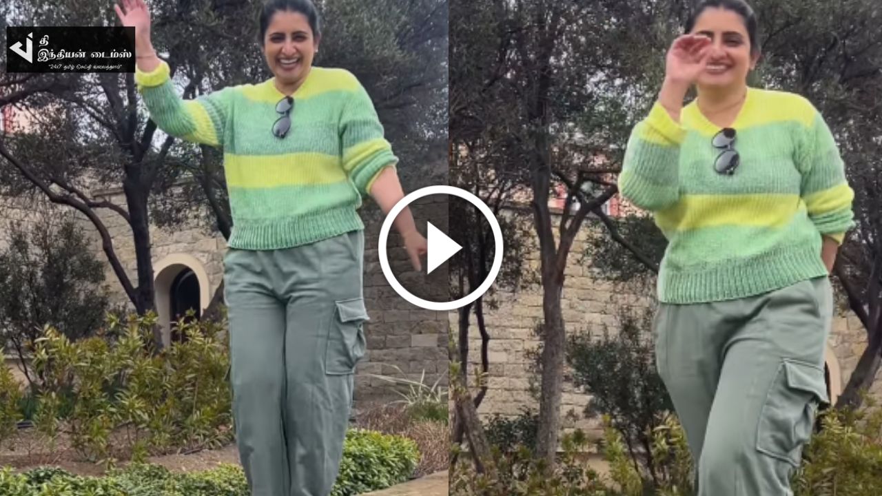 செம்ம கியூட்டாக டான்ஸ் ஆடிய பாண்டியன் ஸ்டோர்ஸ் நடிகை சுஜிதா