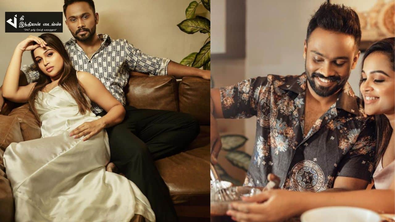 மனைவியுடன் செம்ம ரோமென்ஸ் செய்யும் YOUTUBER எருமசானி விஜய்