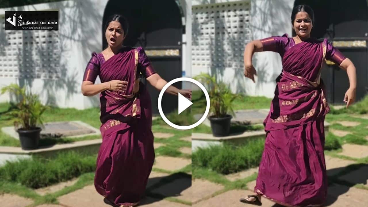 எதிர்நீச்சல் படப்பிடிப்பில் குத்தாட்டம் போட்ட நந்தினி… வைரல் வீடியோ