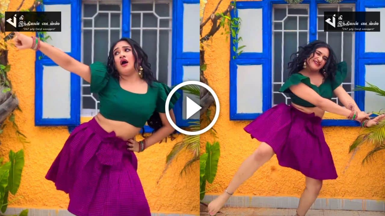 வெறித்தனமாக குத்தாட்டம் போட்ட VIJAYTV ரவீனா தாஹா