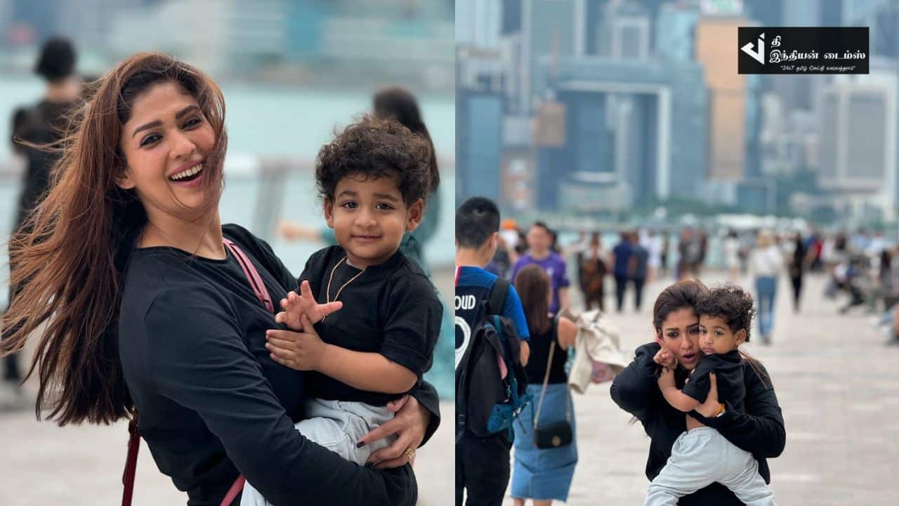 மகன்களுடன் வெளிநாட்டிற்கு டூர் சென்ற நடிகை நயன்தாரா