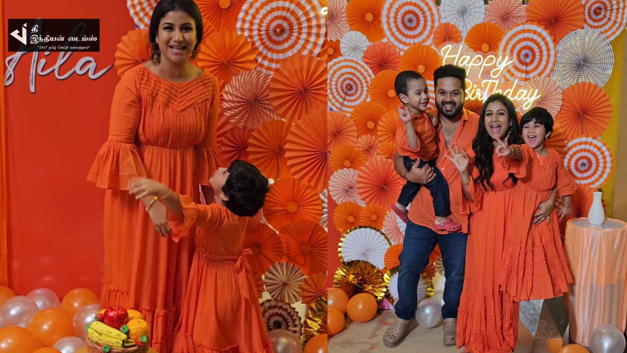 மகள் AILA-வின் பிறந்தநாளை கொண்டாடிய ALYA MANASA…
