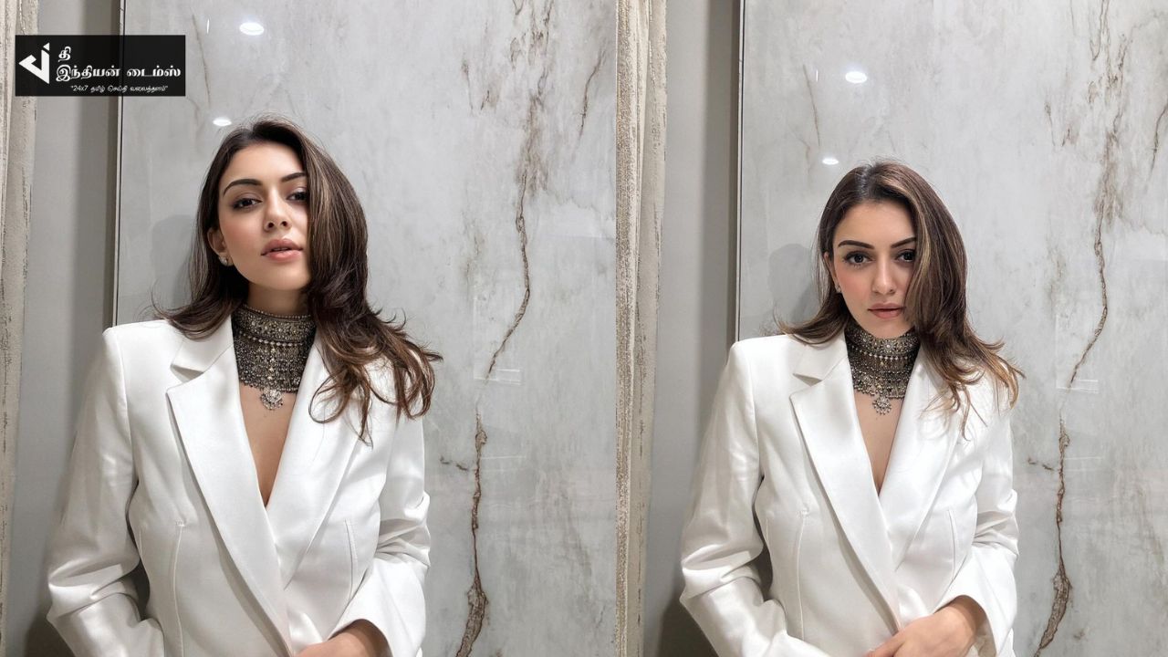 கோட் சூட்டில் கலக்கும் நடிகை ஹன்சிகாவின் கலக்கலான புகைப்படங்கள்