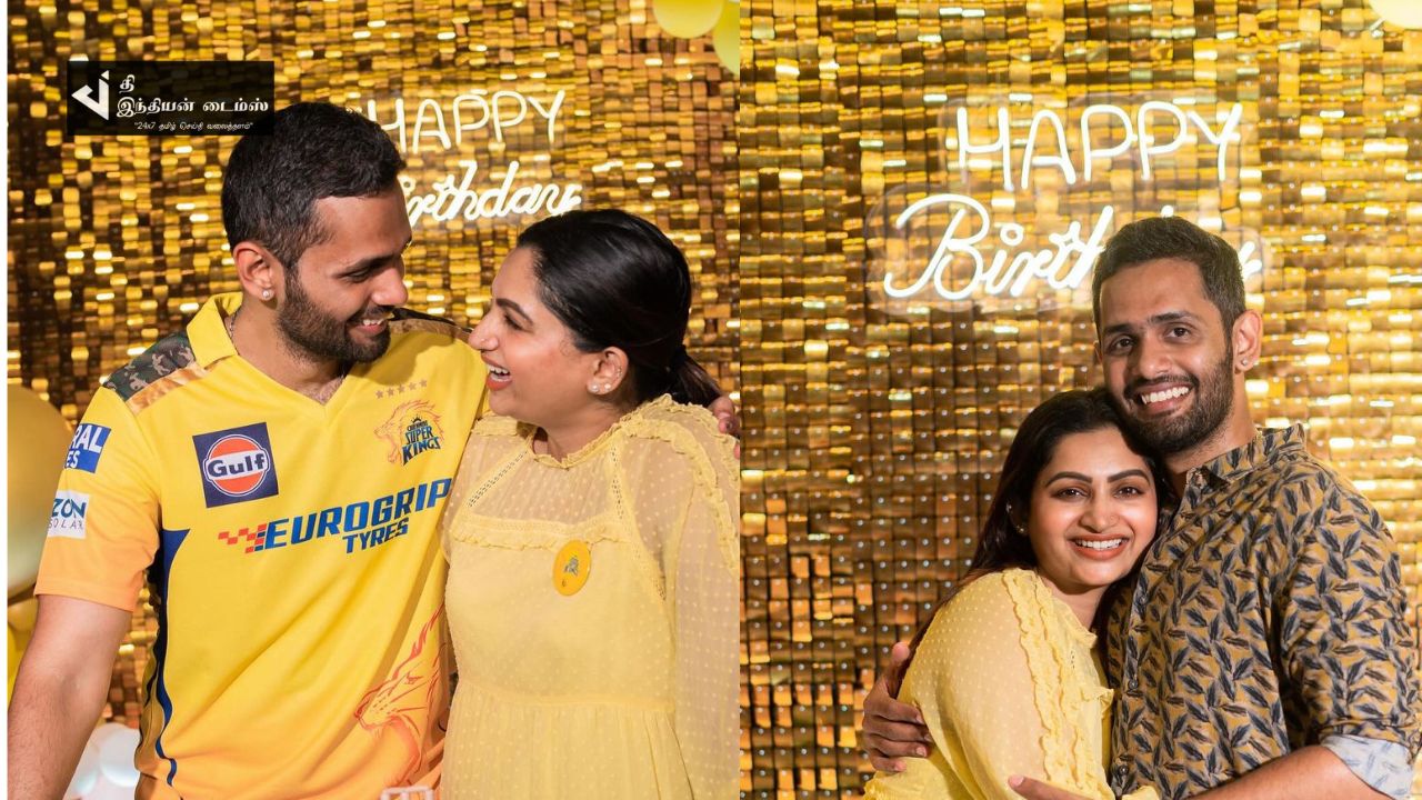 கணவர் பிறந்தநாளை பிரம்மாண்டமாக கொண்டாடிய சீரியல் நடிகை நக்ஷத்ரா