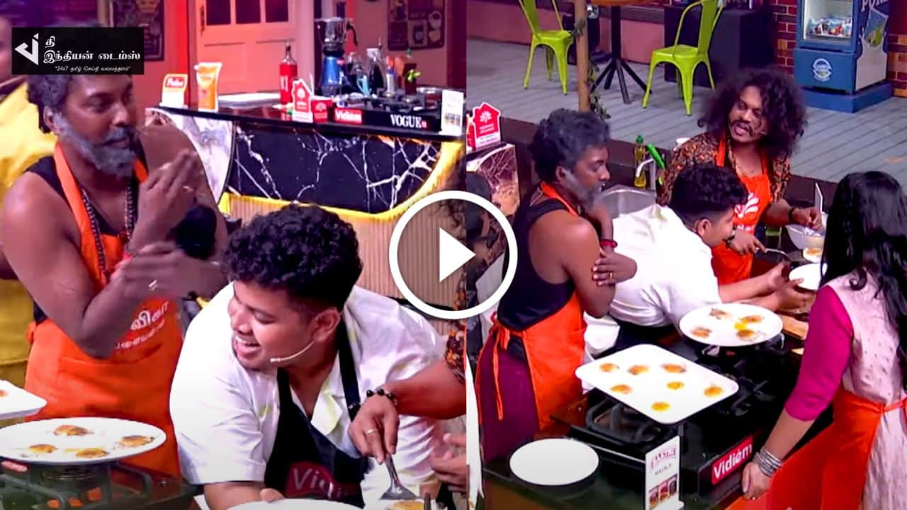 ஏன்டா நல்ல கேரக்டருனு சொல்லிட்டு பிச்சை எடுத்துட்டு இருக்கே.. சரத்தை கலாய்த்த புகழ்… cook with comali promo 1