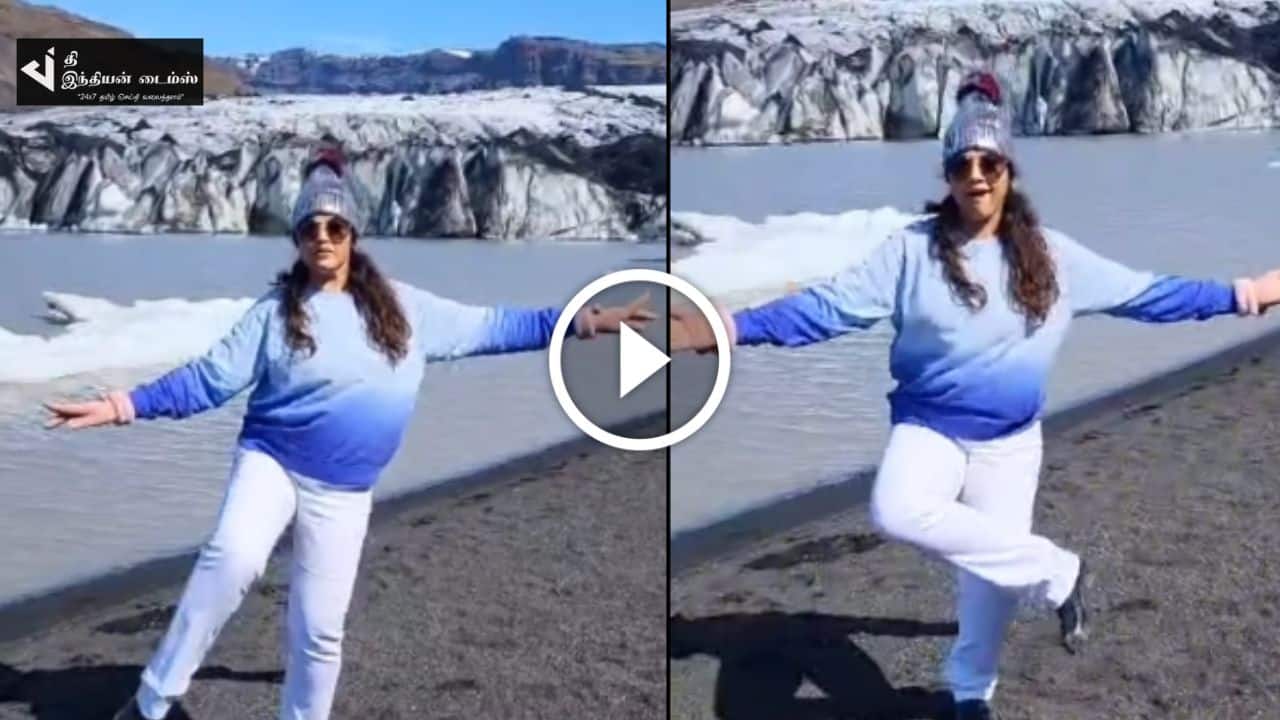 புஷ்பா பாடலுக்கு நடனத்தில் மிரட்டிய நடிகை மீனா