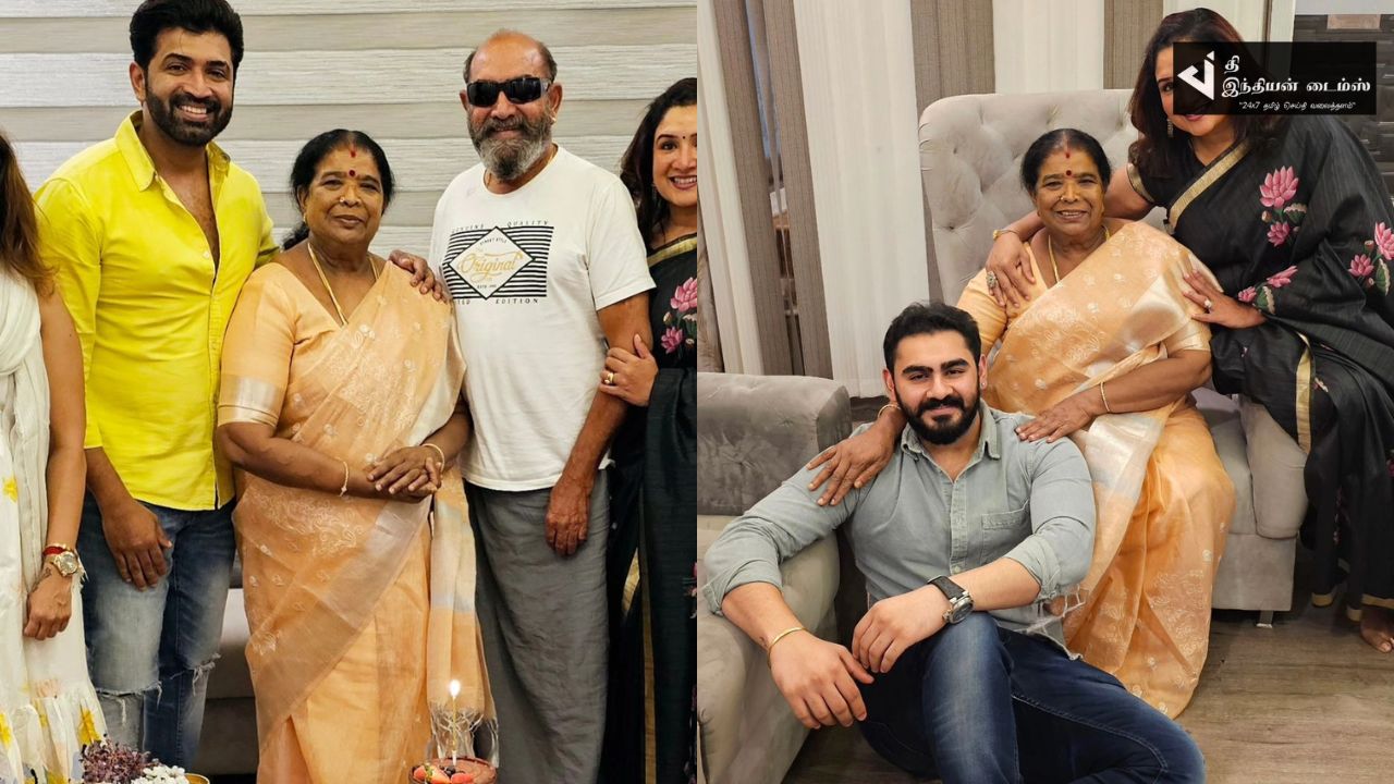 மனைவியின் பிறந்தநாளை கோலாகலமாக கொண்டாடிய நடிகர் விஜயகுமார்