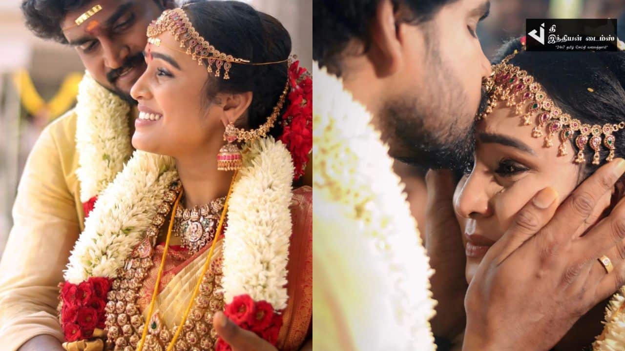 சக்திவேல் சீரியல் நடிகைக்கு பிரம்மாண்டமாக நடைபெற்ற திருமண புகைப்படங்கள்