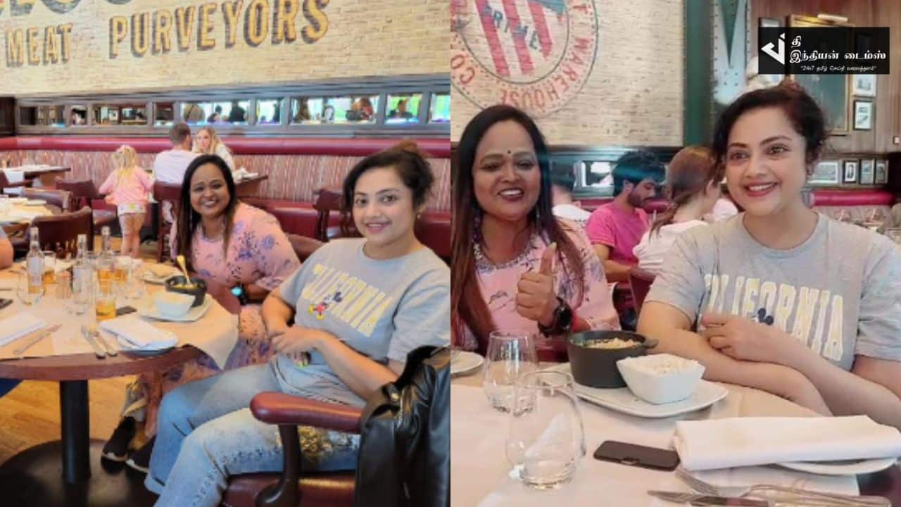 தோழி நடிகை மீனா உடன் வெளிநாடு சென்ற கலா மாஸ்டர்