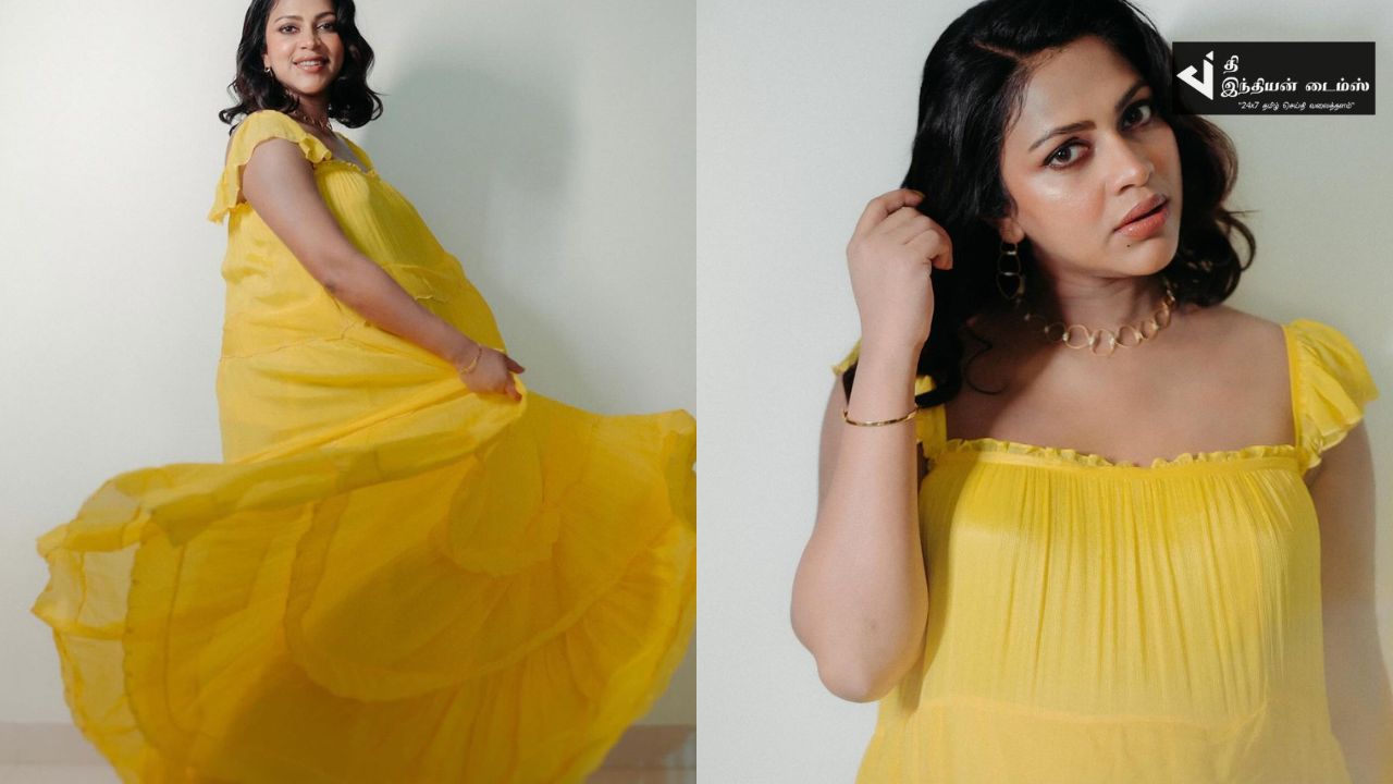 நிறைமாதத்தில் நடிகை அமலாபால் நடத்திய போட்டோஷூட் புகைப்படங்கள்