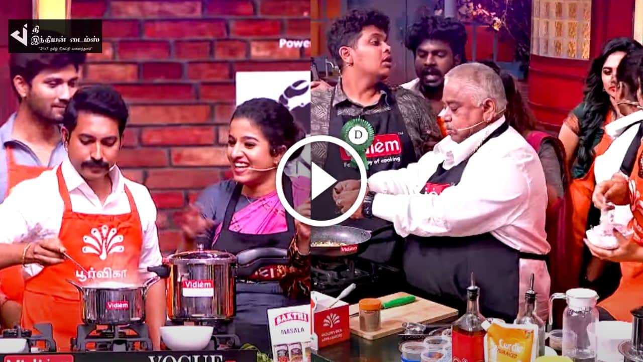 சமையலில் மோதிக்கொள்ளும் CHEF தாமு மற்றும் மாதம்பட்டி.. CWC புதிய ப்ரோமோ இதோ