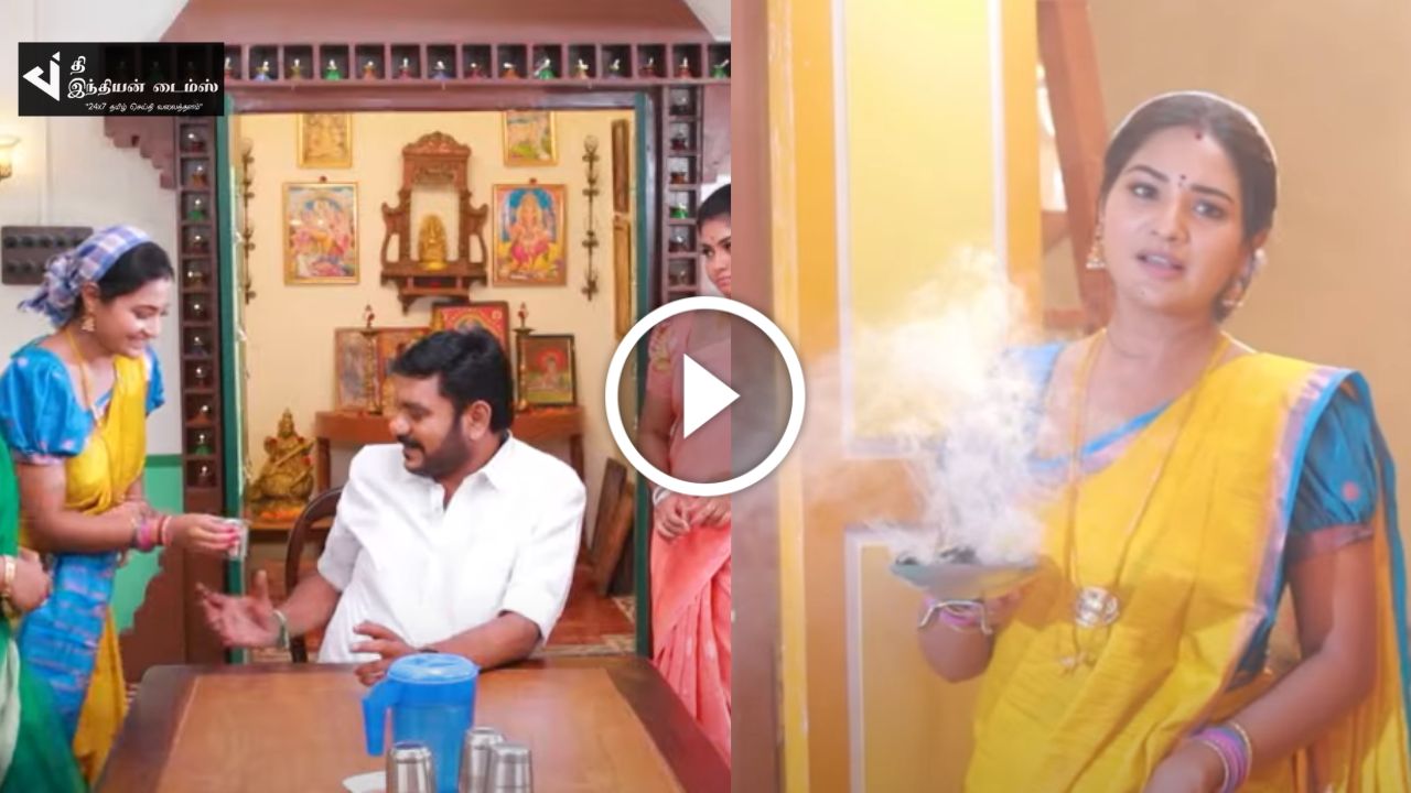 வீட்டில் இரண்டு மருமகள்களையும் ஓவர்டேக் செய்யும் தங்கமயில்… பாண்டியன் ஸ்டோர்ஸ் ப்ரோமோ
