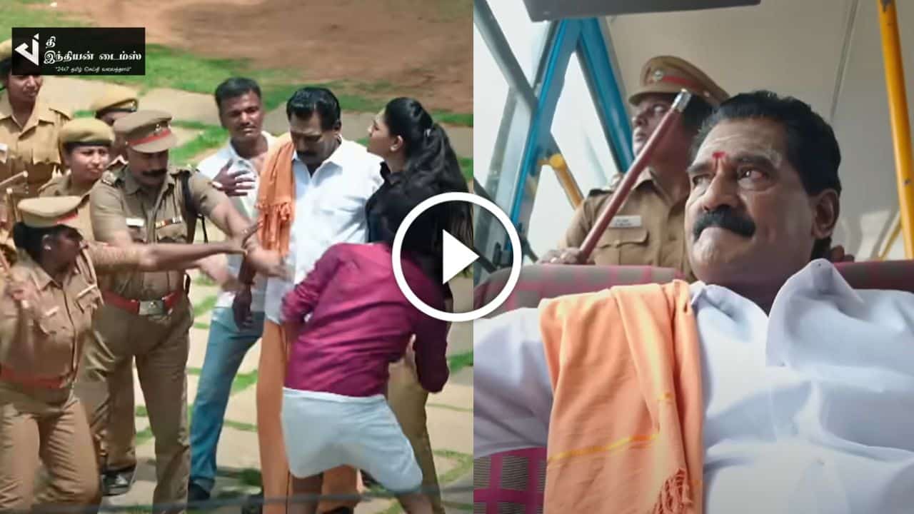 AGS-ஐ வீடு புகுந்து தட்டி தூக்கிய போலீஸ்.. எதிர்நீச்சல் ப்ரோமோ